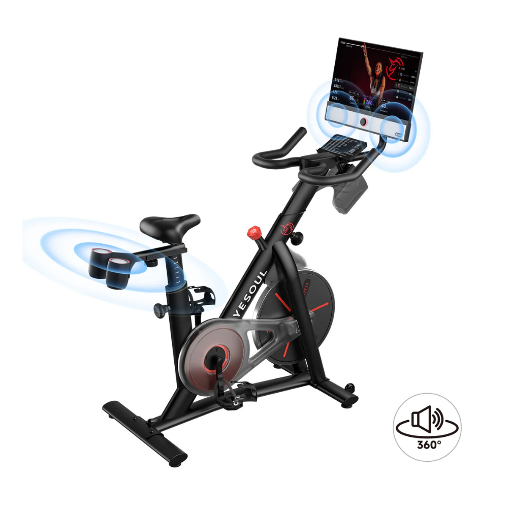 Exercise bike with display sale