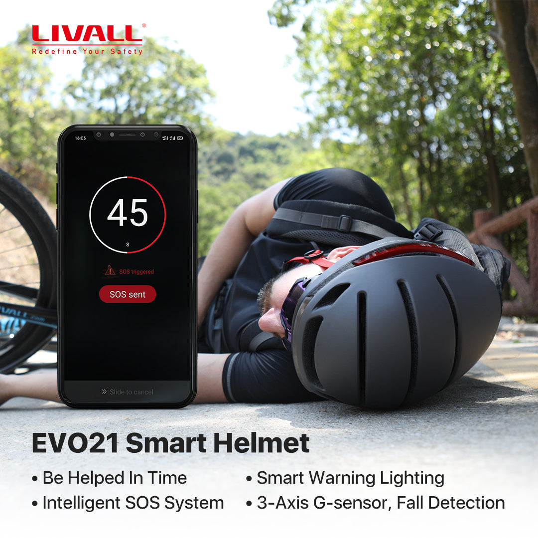 LIVALL SMART HELMET EVO21-EZbike Canada